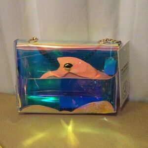 Concert Ready 💙 Iridescent Clear Bag- NWT